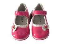 Chaussures - Bébé - Fille - Babies - Salomés - Cuir - Verni - Rose - Fuchsia - Motif Coeur - Pointure du 22 au 25 22