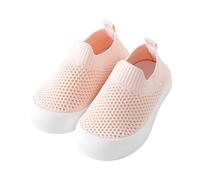 Chaussures Bébé Filles Garçons de Marche Nouveau-né First Walking Shoes Respirante Et Confortable Sneakers Plat Baskets pour Intérieur Extérieur Anniversaire