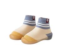 Chaussures Bébé Premiers Pas Fille Garçon Antidérapantes Souple Semelle Caoutchouc Nouveau-nés Chaussettes Mocassin Bottes pour Apprendre à Marcher Bottines Bébé Fille Garçon Chaud