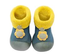 Chaussures Bébé Premiers Pas Fille Garçon Respirants antidérapants Semelle Souple Chaussures D'intérieur Jeunes Enfants pour Apprendre à Marcher Bottes Chaud Premiers Pas Antidérapant