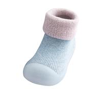 Chaussures Bébé Premiers Pas Fille Garçon Respirants antidérapants Semelle Souple Nouveau-nés Chaussettes Mocassin Bottes pour Apprendre à Marcher Chaussure d'apprentissage pour bébé