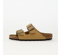 Birkenstock - Sandales à 2 brides avec boucle réglable - Arizona Birkibuc Regular Latte Cream en Cuir - Taille 43 - Marron Marron 43