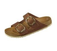 Chaussures BIRKENSTOCK Arizona en cuir marron pour femme - Boucle de serrage - Talon plat 43