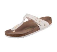 Chaussures Birkenstock Gizeh Rivet Logo Vegan Eggshell Canvas 1026703 36