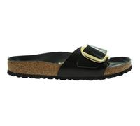 Chaussures BIRKENSTOCK Madrid Noir - Femme/Adulte - Cuir - Boucle de serrage - Plat 38