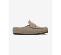 Chaussures Birkenstock Naples Wrapped cuir suédé étroit marron - 43