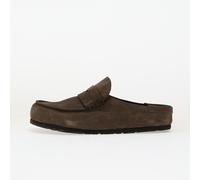Chaussures Birkenstock Naples Wrapped Suede Leather Concrete Gray 44