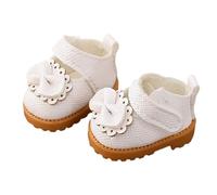 Chaussures blanches en dentelle pour poupée de 17 cm, jupes de première deuxième et troisième génération (blanc, 3,8 cm)