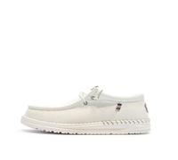 HeyDude - Wally Funk Nylon Craft - Baskets - EU 44 - stone white