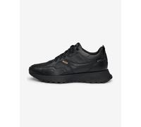 BOSS GORE-TEX Baskets à lacets en cuir lisse imperméable - Style Jonah_Runn_lttbGTX, 50529520 Noir 40