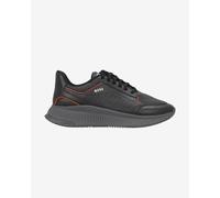 BOSS Baskets en cuir Porsche x BOSS avec cuir et mesh - Style TTNM EVO_Runn_T_PS, 50548706 Gris sombre 43