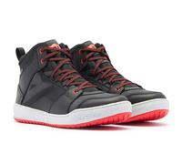 Chaussures de moto Dainese Suburb D-WP - noir-blanc-rouge lave (A66)