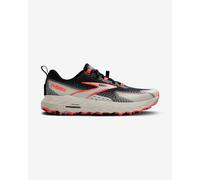 Chaussures Brooks Cascadia 18 Medium noir blanc rouge femme - 36.5