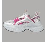 Chaussures Buffalo Yuno Design Moderne Argent Et Motif Rose Art. 1636646