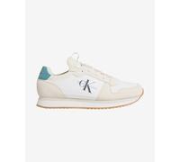 Chaussures Calvin Klein Jeans Runner Sock blanc beige bleu - 44