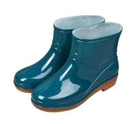 Chaussures caoutchouc pour femme Bottes pluie imperméables antidérapantes enfiler en unisexes Compris la Semelle intérieure Isolation thermique hiver l'industrie Alimentaire