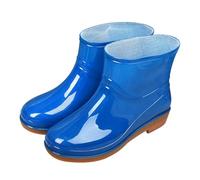 Chaussures caoutchouc pour femme Bottes pluie imperméables antidérapantes enfiler en unisexes Compris la Semelle intérieure Isolation thermique hiver l'industrie Alimentaire