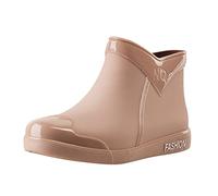 Chaussures Caoutchouc pour Femme Bottes Pluie imperméables antidérapantes Jardin Rembourrage en EVA Imperméabilité Totale Isolation Thermique Hiver Idéales Festivals