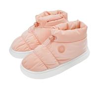 Chaussures chauffantes électriques, rechargeables, douces, confortables | Pieds chauffants, chaussures chaudes. L'hiver doit avoir un temps froid. Usage domestique, intérieur et extérieur, rose chaud