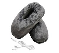 Chaussures chauffantes pour la maison - Chaussons chauffants électriques en peluche, chaussures douces et confortables | Sports de plein air d'hiver, activités de relaxation à la maison, utilisation