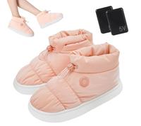Chaussures chauffantes pour les pieds, douces, confortables, indispensables | Chauffe-pieds électrique pour chaussures. L'hiver doit avoir un temps froid. Fournitures pour la maison, intérieur et rose