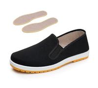 Chaussures Chinoise Kung Fu pour Bruce Lee Arts Martiaux Shaolin Tai Chi,Unisex Vieille Chaussure De Tissu De Beijing,Qi Gong Wing Chun,Semelle en Coton Multicouche Caoutchouc