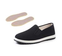 Chaussures Chinoise Kung Fu pour Bruce Lee Arts Martiaux Shaolin Tai Chi,Unisex Vieille Chaussure De Tissu De Beijing,Qi Gong Wing Chun,Semelle en Coton Multicouche Caoutchouc