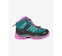 Chaussures CMP Kids Rigel Mid WaterProof vert bleu rose enfant - 29