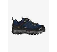 Chaussures CMP Rigel Low WaterProof bleu foncé jaune pour enfant - 32