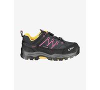 Chaussures CMP Rigel Low WaterProof noir jaune rose enfant - 29
