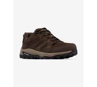 Columbia - Chaussures basses imperméables de randonnée journée - Redmond IV Low Waterproof Cordovan Tangy Orange pour Homme en Cuir - Taille 7,5 US - Marron 7,5 US