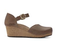 Chaussures compensÃ©es femme Birkenstock Mary Ring-Buckle Natural Leather Marron 37 Ãtroit