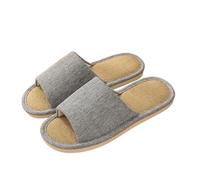 Chaussures compensées d'hiver pour femme avec semelle épaisse - Antidérapantes - Pour l'intérieur et l'extérieur - Pour la salle de bain - Avec semelle souple - Pointure 40, gris, 40 EU
