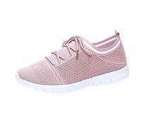 Chaussures Confort Femme Chaussure Orthopédique Cerclage Vêtements de Sport Cocks Summer Single Shoes Baskets pour Femmes Marche Running Chaussures Chaussure de Sport Femme (Pink,37)