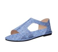 Chaussures Confort Femme Claquette Plage Nouvelles chaussures à talons hauts à la européenne et avec fermeture éclair latérale et talon épais pour Sandales Noires Femme Chaussure Ete (BU1 39)