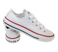 Chaussures Converse All Star - CONVERSE - Enfant - Blanc - Tige basse en toile - Lacets