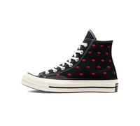 Chaussures CONVERSE Chuck 70 HI Embroidered Lips Noir - Femme - Textile - Lacets 37,5