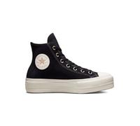 Chaussures Converse Chuck Taylor All Star Lift Hi pour Femme - Noir - Canvas - Lacets - Plat 35