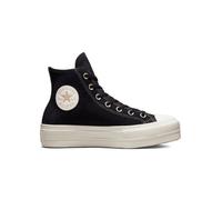 Chaussures Converse Chuck Taylor All Star Lift Hi pour Femme - Noir - Canvas - Lacets - Plat 36