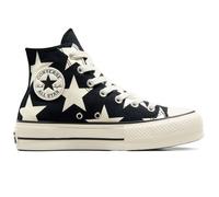 Chaussures Converse Chuck Taylor All Star Lift Platform Large Stars pour Femme Noir 36