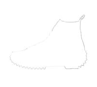 Chaussures Converse Run Star Hike Hi Black White Gum Noir 38