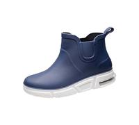 Chaussures courtes en cuir véritable pour homme - Chaussures décontractées pour homme, bleu, 39 2/3 EU