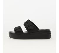 Crocs Sandales Brooklyn Buckle Low Wedge Femme Noir 39/40 EU