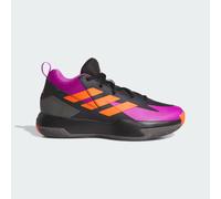 adidas Mixte Cross 'Em Up Select Mid Trainers Kids Chaussures de Basket-Ball, Core Black/Purple Burst/Impact Orange, 38 EU