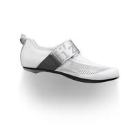 Chaussures Cyclisme Course Triathlon FIZIK TRANSIRO HYDRA AEROWAVE Carbon Blanc