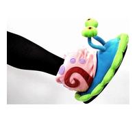 United Labels Chaussons Bob l'éponge 3D en peluche Gary, multicolore, 32/34 EU