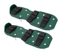 Chaussures d'aérateur, 2 aérateurs d'herbe réglables, pointes très résistantes, 30 cm, chaussures de jardinage pour patio, cour et jardin
