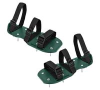 Chaussures d'aérateur de gazon flexibles avec tiges solides pour un ameublissement efficace du sol et du jardinage - Arbres d'aération permanents en polystyrène et métal