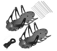Chaussures D'aérateur De Pelouse, Outil De Relâchement Du Sol, 30x13 Cm, Aérateur Sandals Sandals Grass Care, Sandales Aératives À Pointes , Facile À Utiliser, Pour La Pelouse Du Jardin De Terr