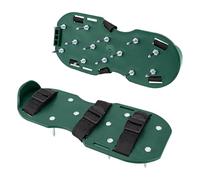 Chaussures d'aérateur de sol de jardin avec crochet flexible et attaches de cycle pour un desserrage simple de l'herbe et des chaussures pour ameublir le sol de l'herbe